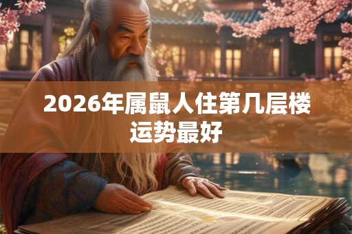 2026年属鼠人住第几层楼运势最好