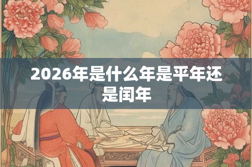 2026年是什么年是平年还是闰年