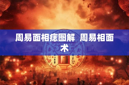 周易面相痣图解  周易相面术