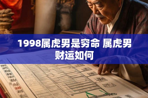 1998属虎男是穷命 属虎男财运如何
