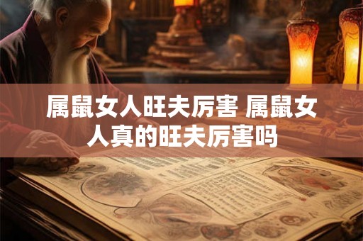 属鼠女人旺夫厉害 属鼠女人真的旺夫厉害吗
