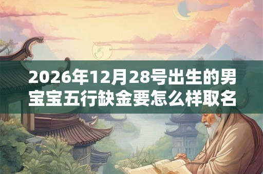 2026年12月28号出生的男宝宝五行缺金要怎么样取名好 2026年12月28号出生的男宝宝五行缺金要怎么样取名好