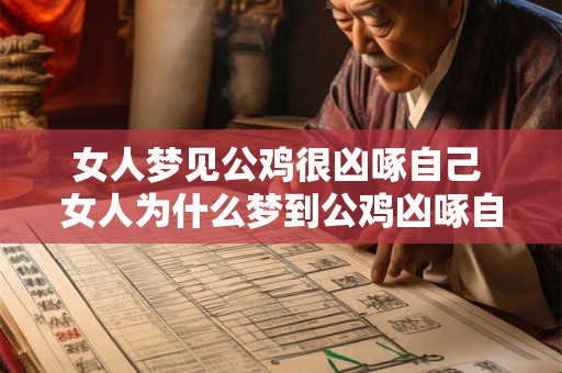 女人梦见公鸡很凶啄自己 女人为什么梦到公鸡凶啄自己