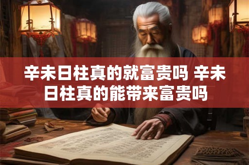 辛未日柱真的就富贵吗 辛未日柱真的能带来富贵吗