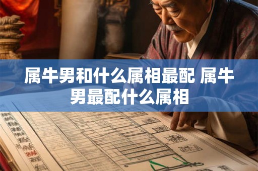 属牛男和什么属相最配 属牛男最配什么属相 属牛男和什么属相最配 属牛男最配什么属相