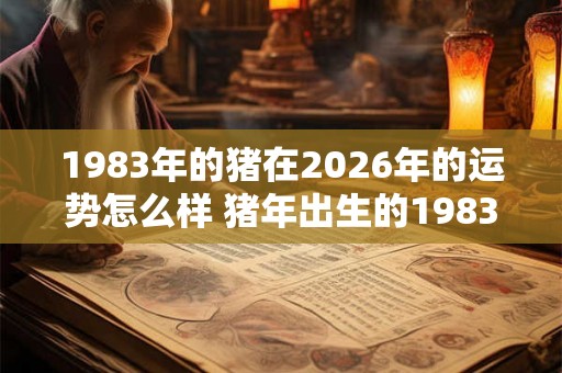 1983年的猪在2026年的运势怎么样 猪年出生的1983年猪在2026年运势如何
