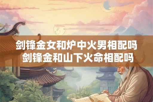 剑锋金女和炉中火男相配吗 剑锋金和山下火命相配吗