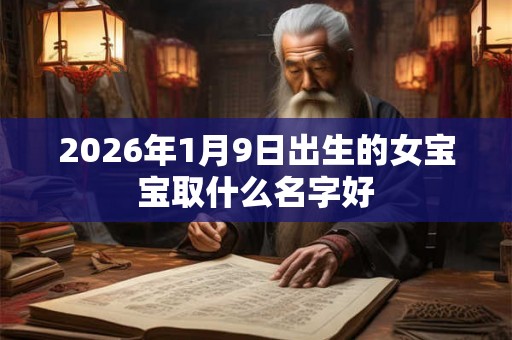 2026年1月9日出生的女宝宝取什么名字好
