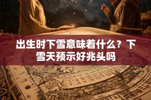出生时下雪意味着什么?下雪天预示好兆头吗 出生时下雪意味着什么?下雪天预示好兆头吗