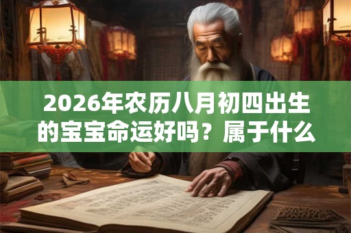 2026年农历八月初四出生的宝宝命运好吗？属于什么星座？