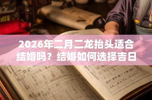 2026年二月二龙抬头适合结婚吗？结婚如何选择吉日？