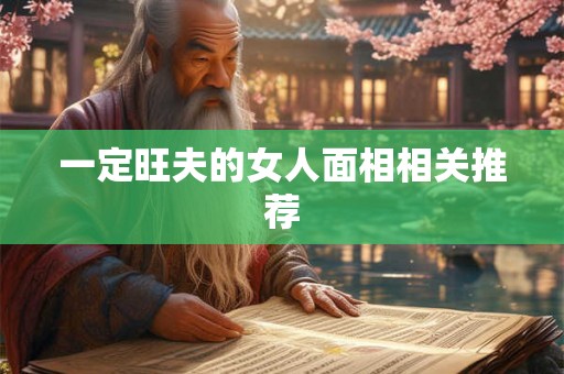 一定旺夫的女人面相相关推荐