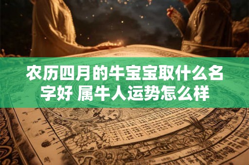 农历四月的牛宝宝取什么名字好 属牛人运势怎么样