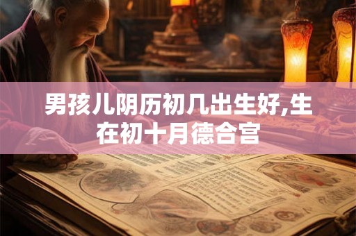 男孩儿阴历初几出生好,生在初十月德合宫
