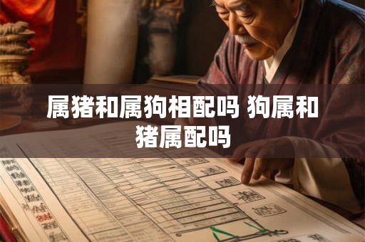 属猪和属狗相配吗 狗属和猪属配吗 属猪和属狗相配吗 狗属和猪属配吗