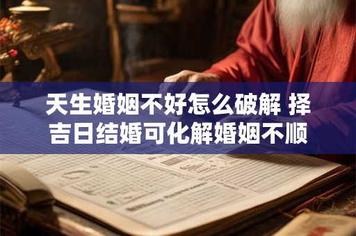 天生婚姻不好怎么破解 择吉日结婚可化解婚姻不顺
