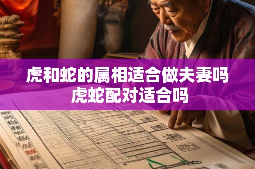 虎和蛇的属相适合做夫妻吗 虎蛇配对适合吗