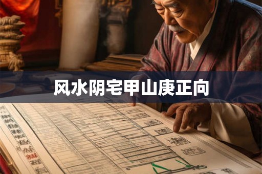 风水阴宅甲山庚正向 风水阴宅甲山庚正向