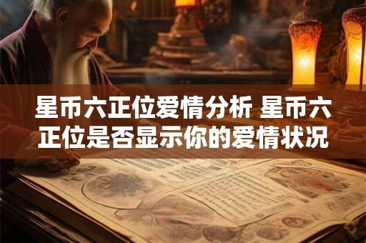 星币六正位爱情分析 星币六正位是否显示你的爱情状况