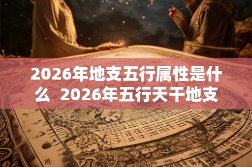 2026年地支五行属性是什么  2026年五行天干地支