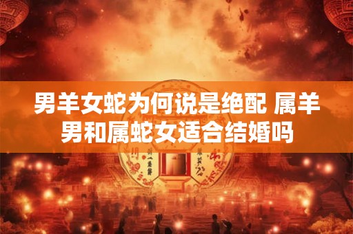 男羊女蛇为何说是绝配 属羊男和属蛇女适合结婚吗