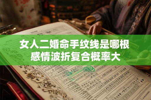 女人二婚命手纹线是哪根 感情波折复合概率大 女人二婚命手纹线是哪根 感情波折复合概率大