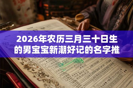 2026年农历三月三十日生的男宝宝新潮好记的名字推荐 2026年农历三月三十日生的男宝宝新潮好记的名字推荐