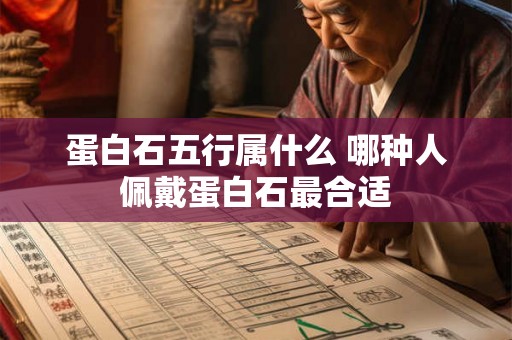 蛋白石五行属什么 哪种人佩戴蛋白石最合适