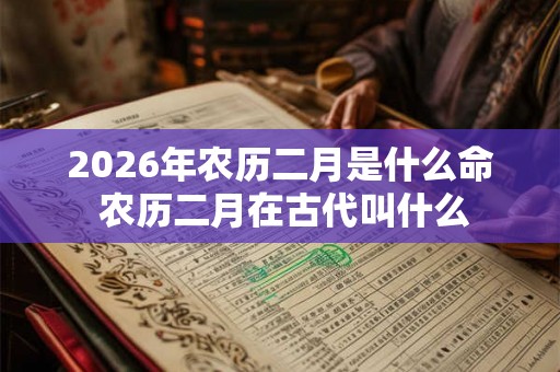 2026年农历二月是什么命 农历二月在古代叫什么