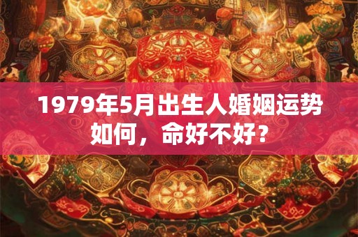 1979年5月出生人婚姻运势如何,命好不好? 1979年5月出生人婚姻运势如何,命好不好?