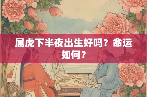 属虎下半夜出生好吗？命运如何？