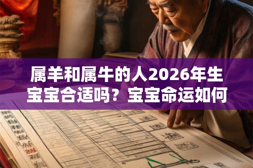 属羊和属牛的人2026年生宝宝合适吗?宝宝命运如何? 属羊和属牛的人2026年生宝宝合适吗?宝宝命运如何?