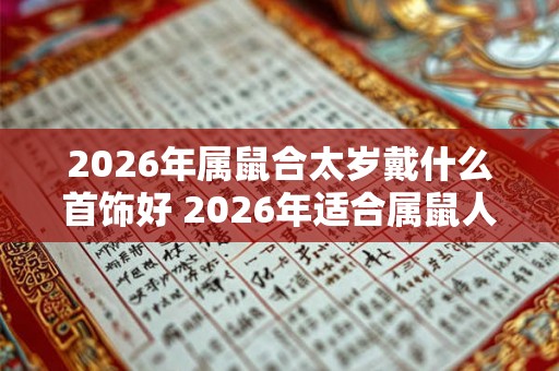 2026年属鼠合太岁戴什么首饰好 2026年适合属鼠人戴的首饰 2026年属鼠合太岁戴什么首饰好 2026年适合属鼠人戴的首饰