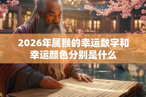 2026年属猴的幸运数字和幸运颜色分别是什么 2026年属猴的幸运数字和幸运颜色分别是什么