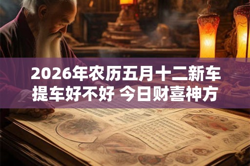 2026年农历五月十二新车提车好不好 今日财喜神方位