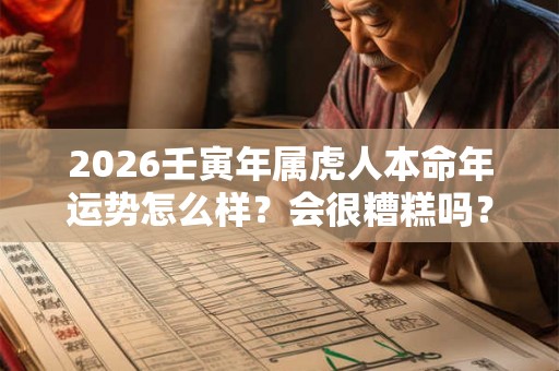 2026壬寅年属虎人本命年运势怎么样？会很糟糕吗？