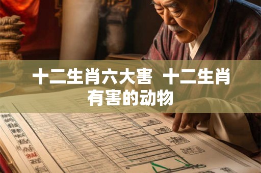 十二生肖六大害 十二生肖有害的动物 十二生肖六大害 十二生肖有害的动物