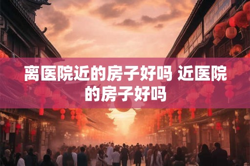 离医院近的房子好吗 近医院的房子好吗