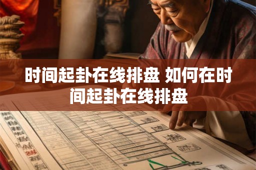 时间起卦在线排盘 如何在时间起卦在线排盘
