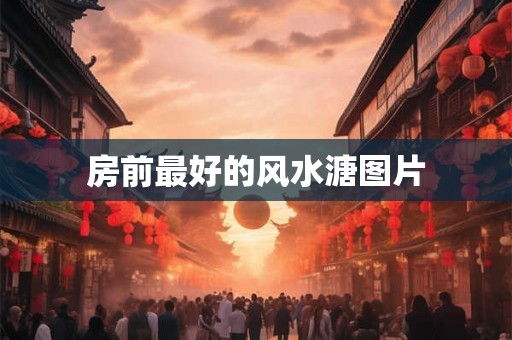 房前最好的风水溏图片
