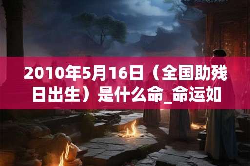 2010年5月16日(全国助残日出生)是什么命_命运如何 2010年5月16日(全国助残日出生)是什么命_命运如何