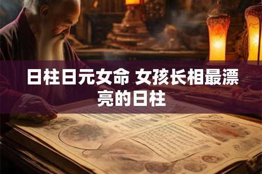 日柱日元女命 女孩长相最漂亮的日柱