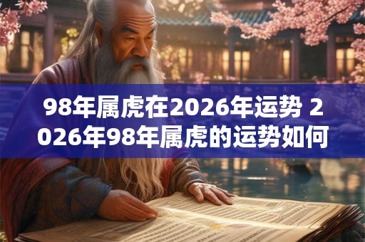 98年属虎在2026年运势 2026年98年属虎的运势如何 98年属虎在2026年运势 2026年98年属虎的运势如何