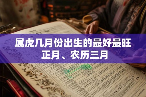 属虎几月份出生的最好最旺 正月、农历三月