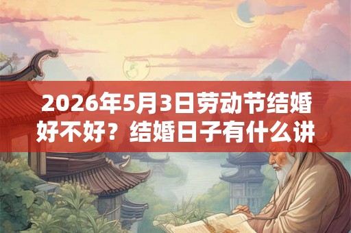 2026年5月3日劳动节结婚好不好?结婚日子有什么讲究? 2026年5月3日劳动节结婚好不好?结婚日子有什么讲究?