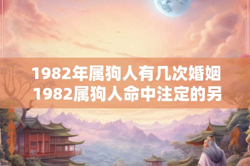 1982年属狗人有几次婚姻 1982属狗人命中注定的另一半