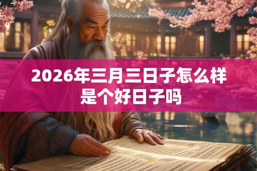 2026年三月三日子怎么样 是个好日子吗