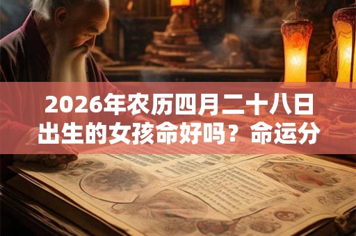 2026年农历四月二十八日出生的女孩命好吗?命运分析大全 2026年农历四月二十八日出生的女孩命好吗?命运分析大全