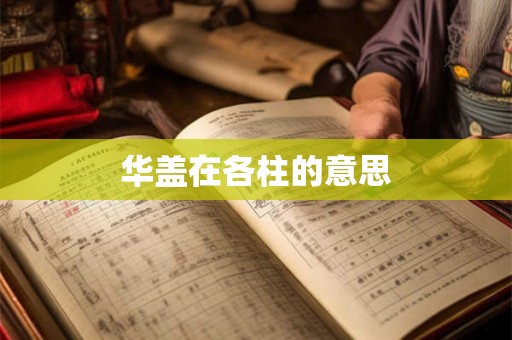 华盖在各柱的意思 华盖在各柱的意思