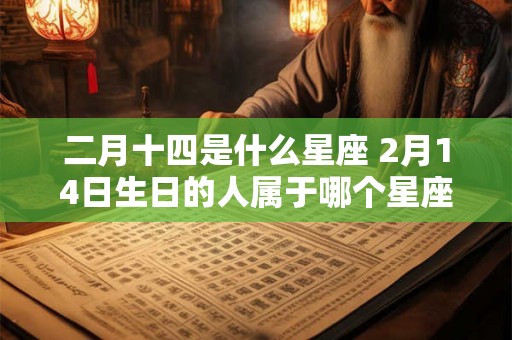 二月十四是什么星座 2月14日生日的人属于哪个星座 二月十四是什么星座 2月14日生日的人属于哪个星座
